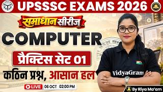 UPSSSC Exams 2026 | Samadhan Series Computer & IT | Practice Set 01 | By Riya Ma'am screenshot 5