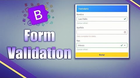 Validación de Formularios - Bootstrap 5