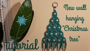 2. DIY | macrame wall hanging "Christmas tree" tutorial🎄