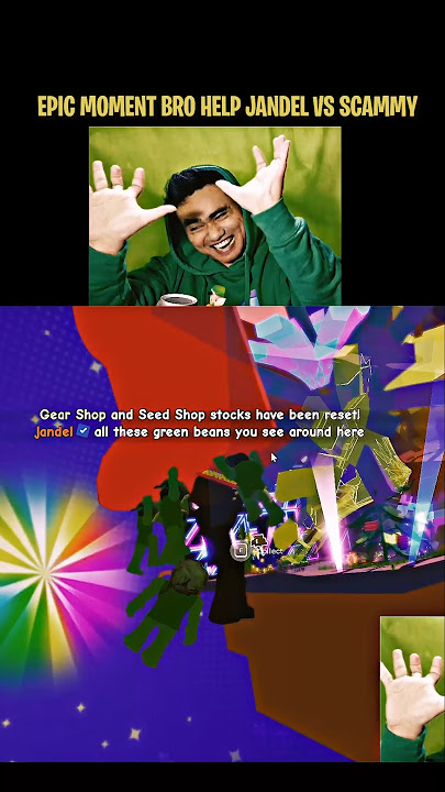 Epic Moment Bro Help Jandel WIN vs Sammy Admin Abuse War Update 🔥 #roblox #growagarden