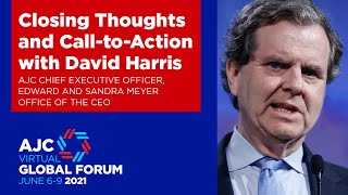 Celebrity Closing Thoughts and Call-to-Action by AJC CEO David Harris Wealth