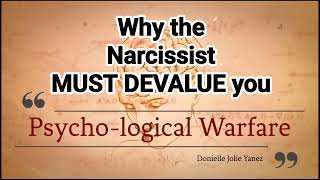 Why the #Narcissist MUST DEVALUE you.  #devaluation #discard #npd #gaslighting