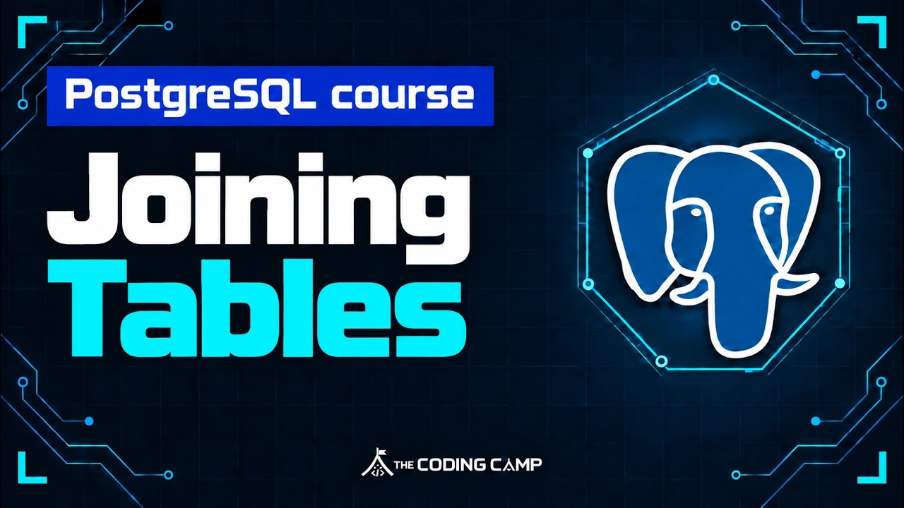 PostgreSQL Joins, Foreign Keys & Aliases | Beginner Course #7 - YouTube