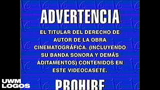TCI Home Video Mexican warning screen (1998-2001)