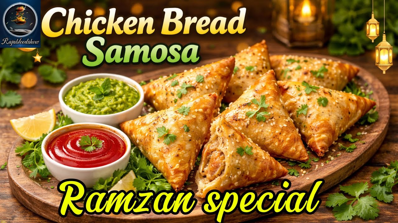 Perfect Iftar Snack – Chicken Bread Samosa@Rajabfoodshow 
