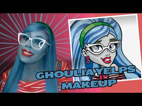 Ghoulia Yelps Monster High Makeup Kisas Kreative Life Youtube 