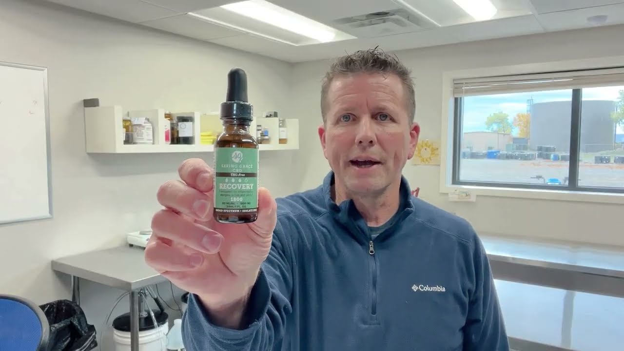 Recovery CBD Oil 1800 mg by Saving Grace CBD | Advanced Support Full-Spectrum Relief