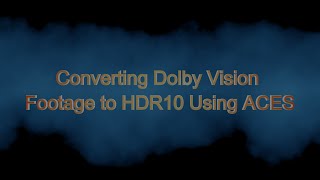 Convert iPhone Dolby Vision to HDR10