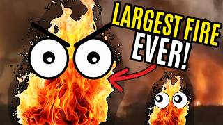 A brief look at the largest fires in history