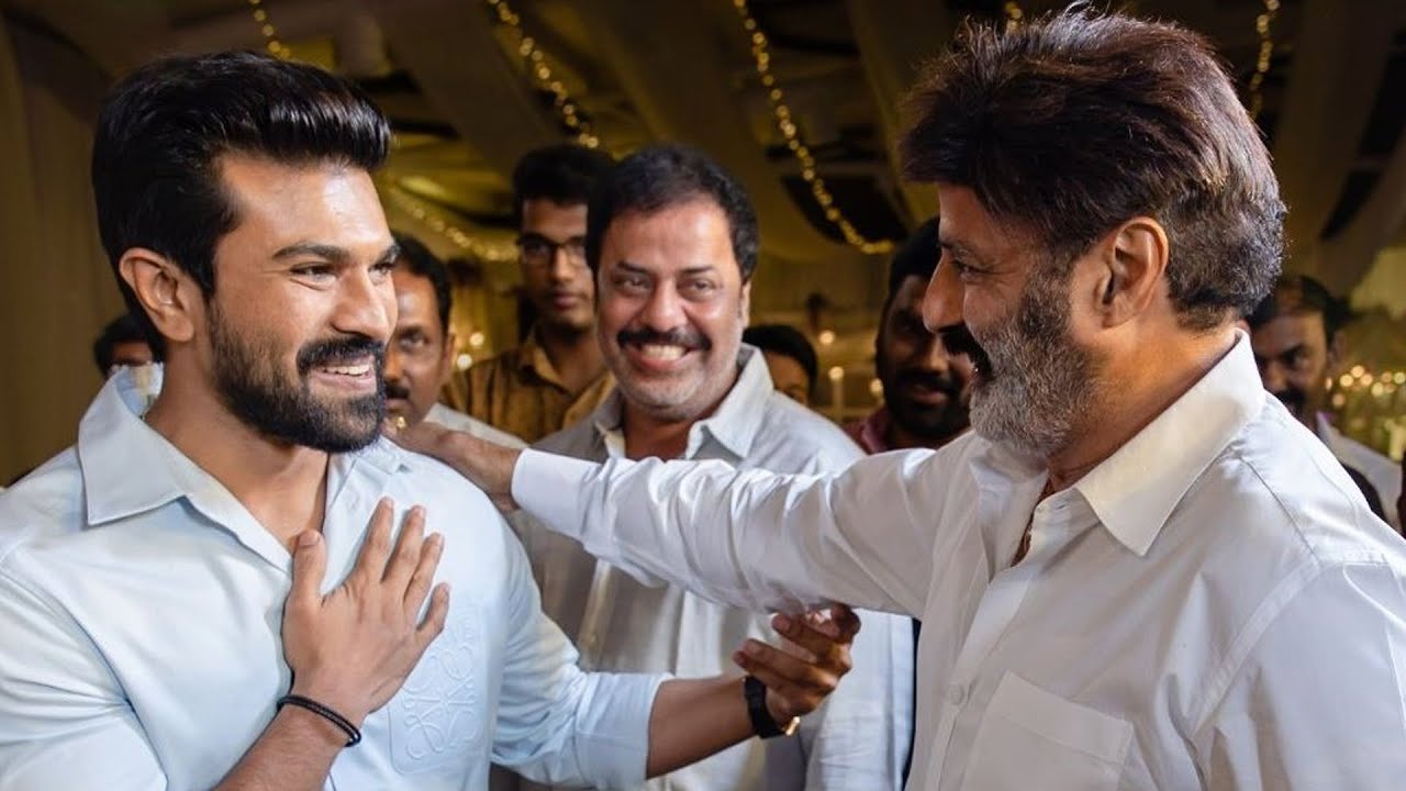 Ram Charan and Balakrishna Visuals @ Sharwanand Wedding Reception | Nakshatra News