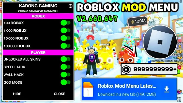 Roblox Mod Menu v2.660.647 | Free Robux and Antiban in 2025