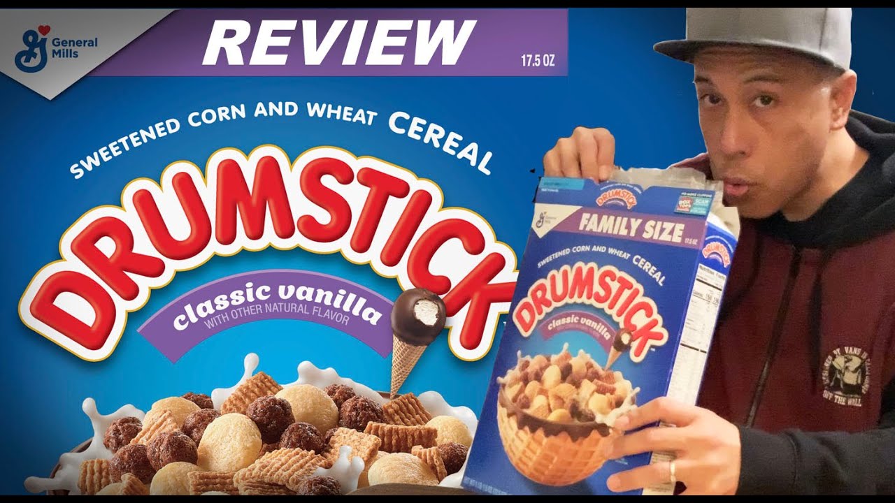 CEREAL DRUMSTICK VANILLA CEREAL REVIEW YouTube