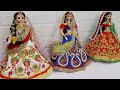 3 South indian bridal dress and Jewellery | 3 Doll decortion ideas |83