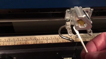 Cleaning Lens on Epilog mini laser