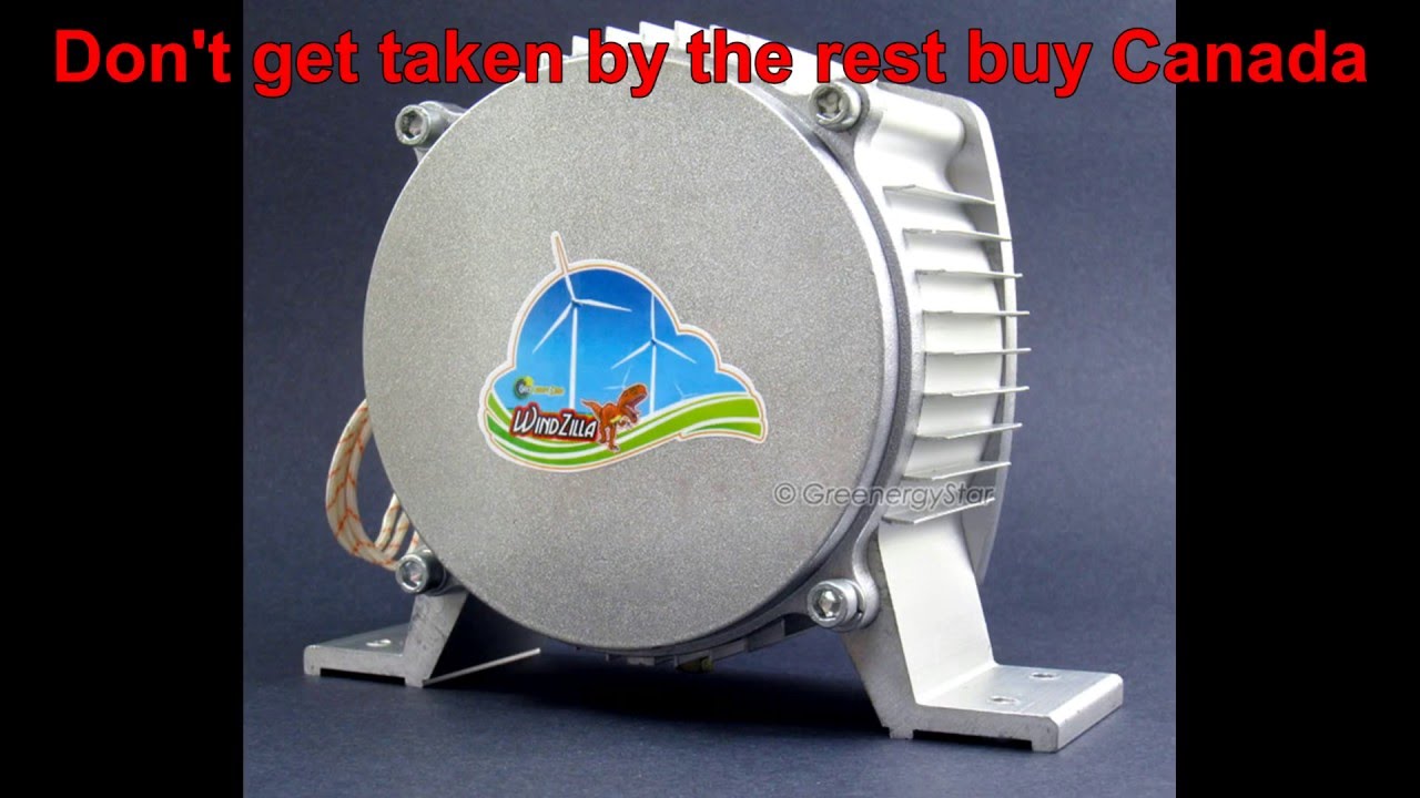 Windzilla Canada wind turbine real Canadian Quality