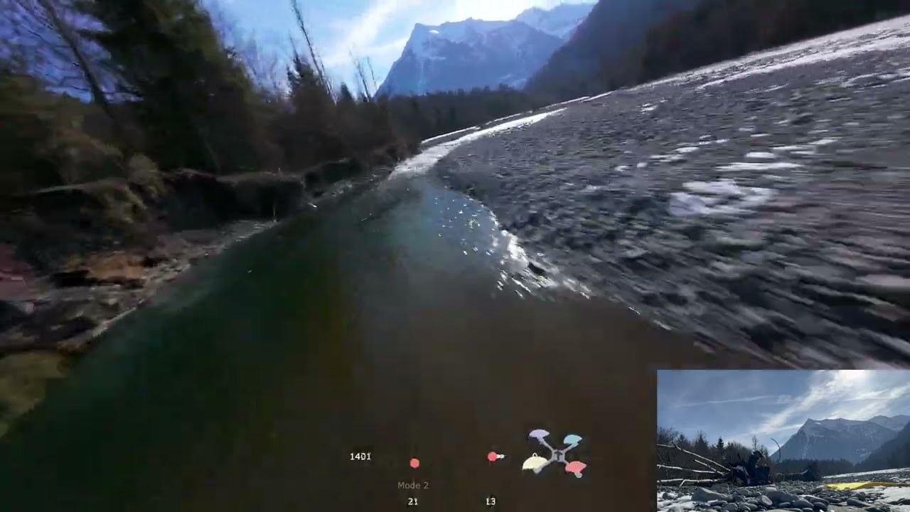 FPV Mountain Flight Switzerland | Visible Stick Movement | DJI O4 air unit pro