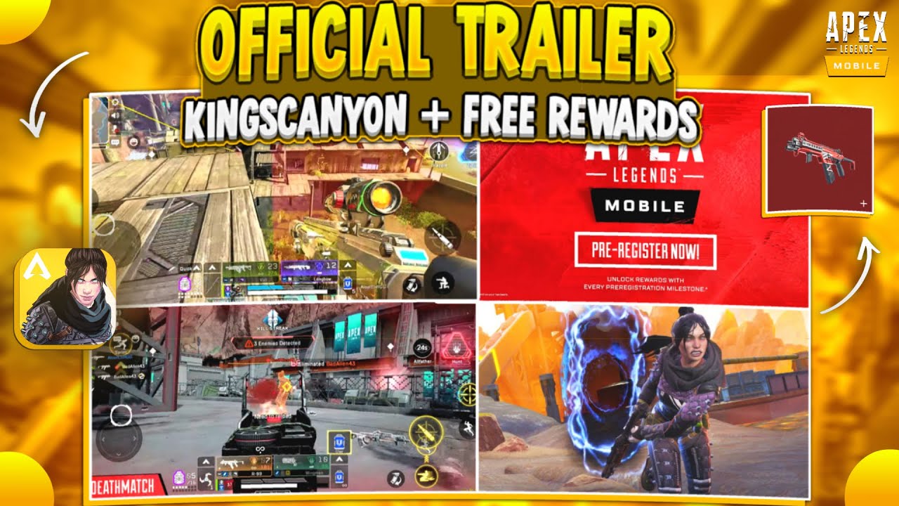 Apex Legends Mobile New Official Trailer + Free Launch Rewards Full Details🔥 | Apex Mobile Update!