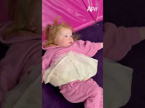 She's got NO FEAR on that slide 💪 #kids #afv 1 She's got NO FEAR on that slide 💪 #kids #afv