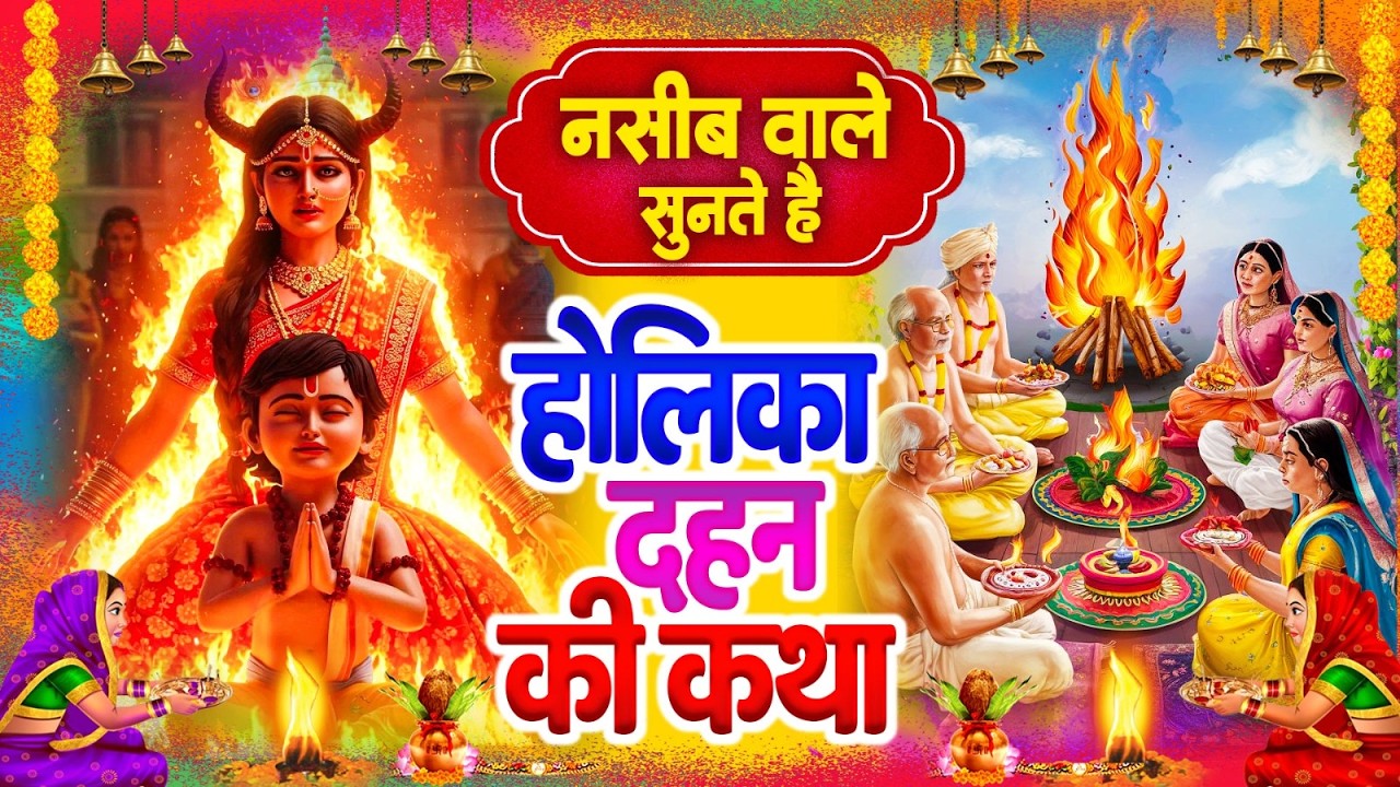 नसीब वाले ही सुनते है~होलिका दहन की कथा~Holika Dahan Katha~Narsingh Avtar~Bhakt Prahlad Ki Katha