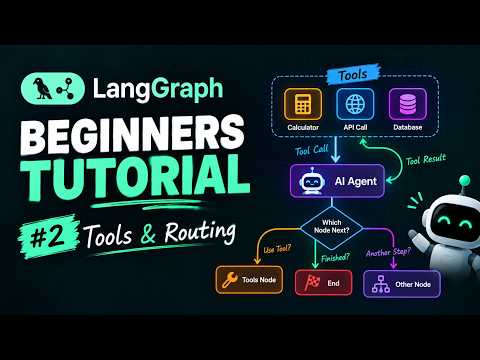 LangGraph Tutorial #2 | How to Build AI Agent Tools & Routing
