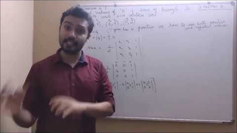 Determinant, Part 3.  Area of a Triangle using Determinant method. class 12