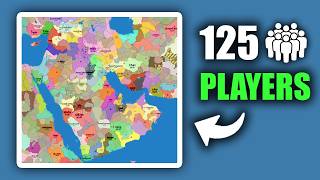 I played in three 100+ player games back to back... | OpenFront.io screenshot 2