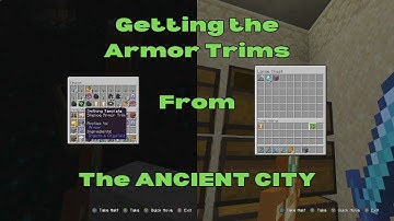Getting the Ancient City Armor Trims - Minecraft - Smithing with Style achievement