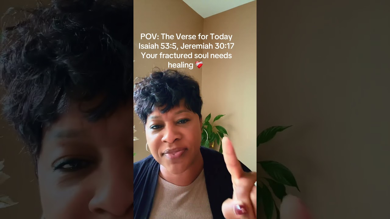 God wants to heal your fractured soul❤️‍🩹 