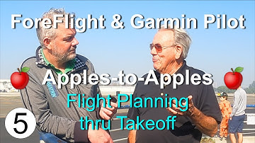 ForeFlight & Garmin Pilot: Part 5 - Apples to Apples - Preflight Santa Monica to Phoenix Gateway