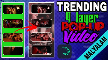 Trending 4 Layer pop up video status | Making And Tutorials |BSp | Spcl tnkz Abu Sir #ABUPKD