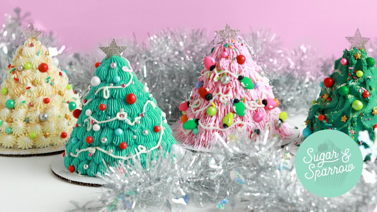 How To Make Mini Christmas Tree Cakes - Sugar & Sparrow