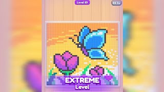Food Hunt Pixel Puzzle Level 59 Game Walkthrough