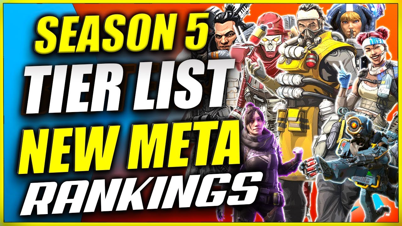 RANKING ALL LEGENDS in Apex Legends Season 5 Updated Tier List! (Best to Worst)