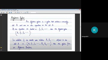 Cryptography & Network Security - Unit 2  -Algebric Structure - 03- 08-20-Module 1- Session 4
