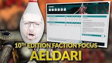 AELDARI - 10th Edition Faction Focus Breakdown with Bricky
