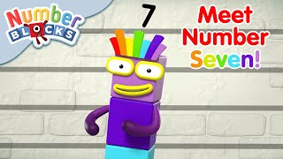numberblocks all about number seven meet the numbers learn to count