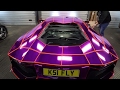 KSI Reaction of his Purple Lamborghini Aventador Wrap - Part 2