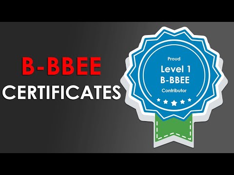 B-BBEE Certificates and Affidavits Explained