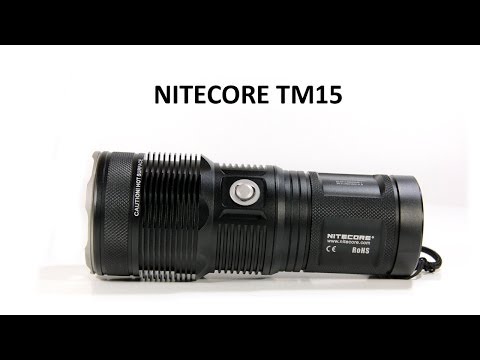 Фонарь Nitecore TM15 - видео инструкция. Полный обзор