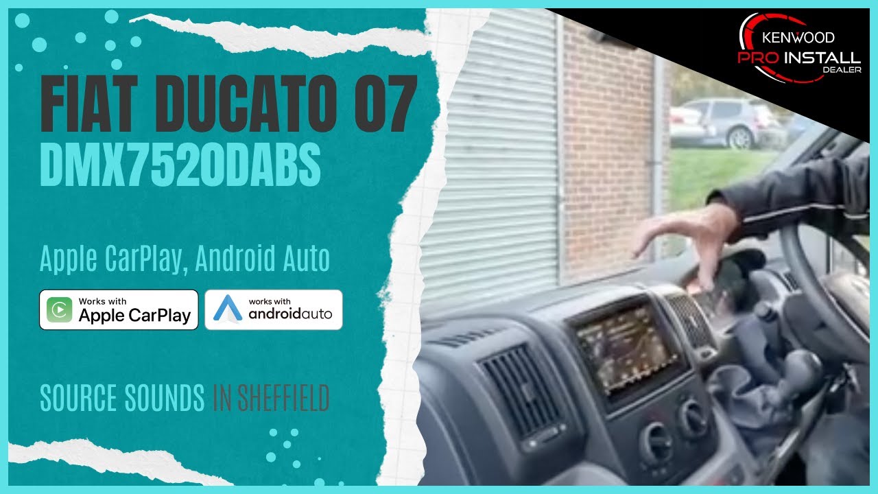 Motorhome Fiat Ducato Gets Upgrade Garmin Nav CarPlay DMX7520DABS 