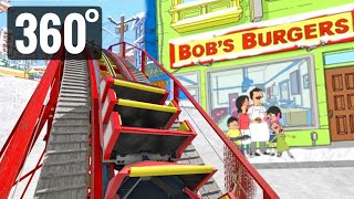 360 Video Roller Coaster Vr Bobs Burgers Movie 3D Ride Happy Holidays Snowing Xmas