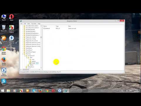 კონტექსტურ მენიუში Control Panel -ის დამატება