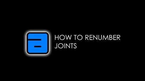 How to Renumber Joints R.C.C. Building Design Software 2018