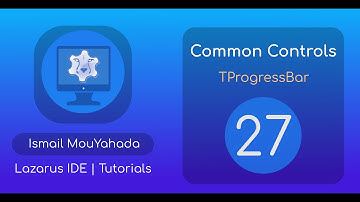 27#   Lazarus Tutorial   learn how to create TProgressBar for laoding process feature