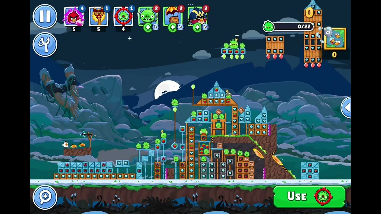 Angry birds friends tournament playing level 1 to level 3 24. 01. 2026