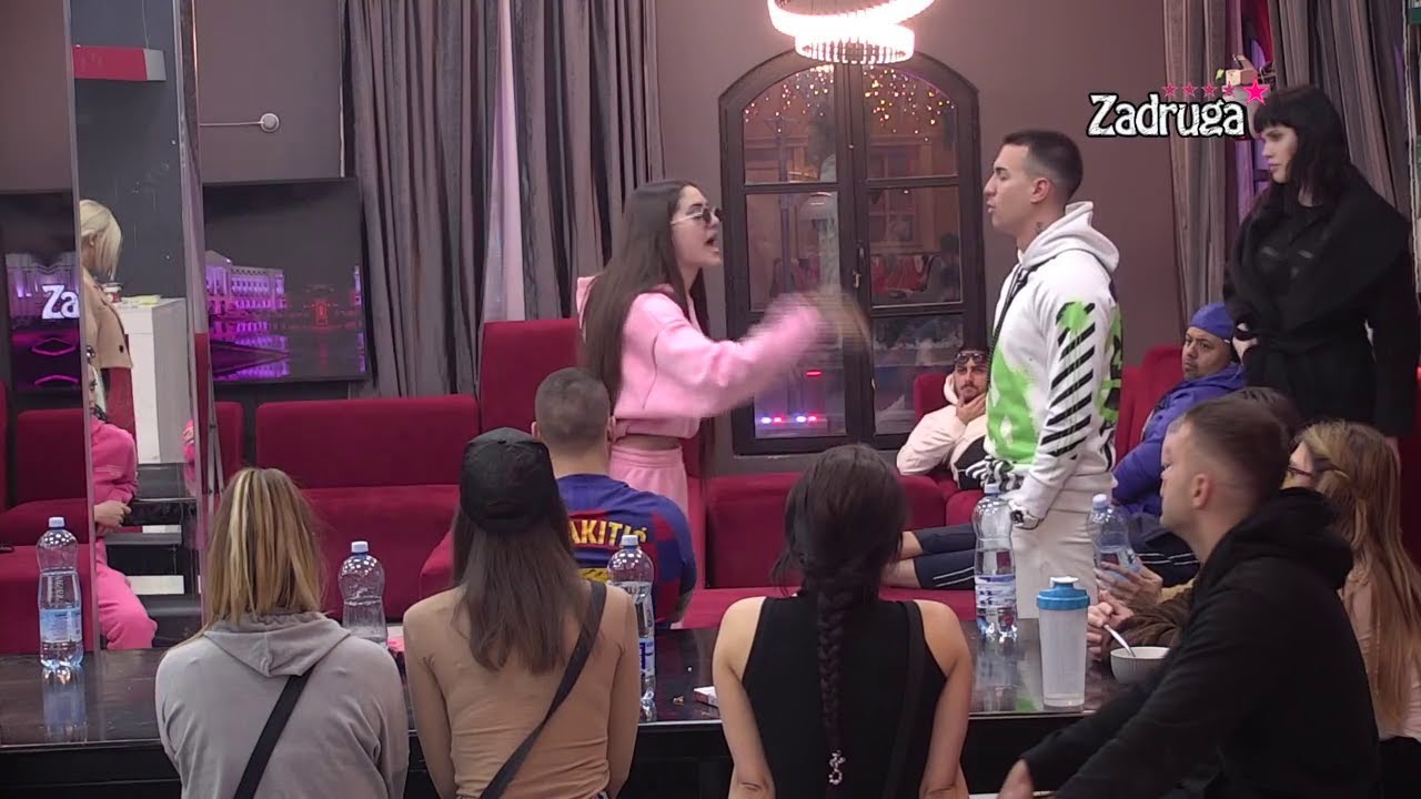 Zadruga 5 - Anđela urlala i grcala u suzama na Mateju, on je vređa - 18.03.2022.