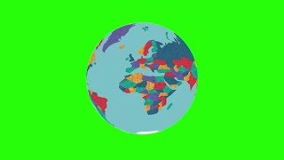 The Earth Dancing From Space - Green Screen Footage Free