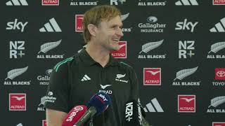 Scott Robertson outlines team selection vs England
