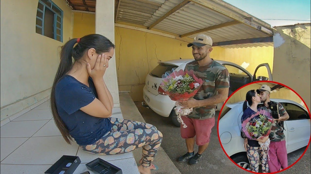 ESSE VÍDEO VAI TE EMOCIONAR MUITO. Fiz uma surpresa para minha esposa. *ELA CHOROU MUITO*