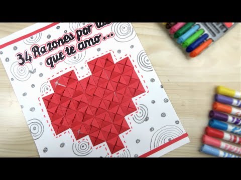 Tarjeta razones por las que te amo ♥